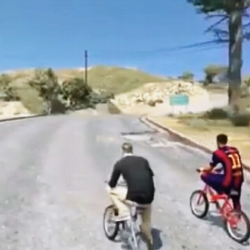 Lionel Messi and Neymar recreated in GTA V
