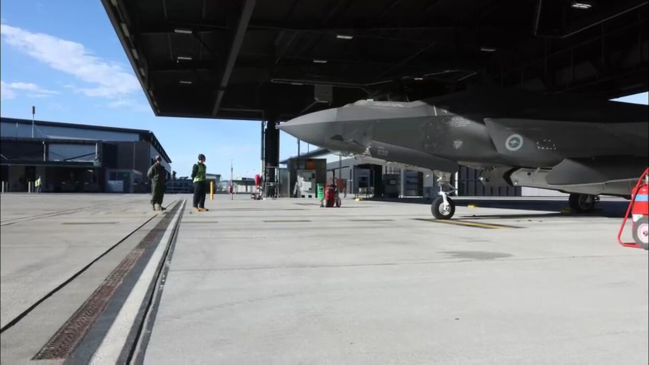 U.S. Marines and Australian Airmen Launch and Maintain Joint Strike Fighters