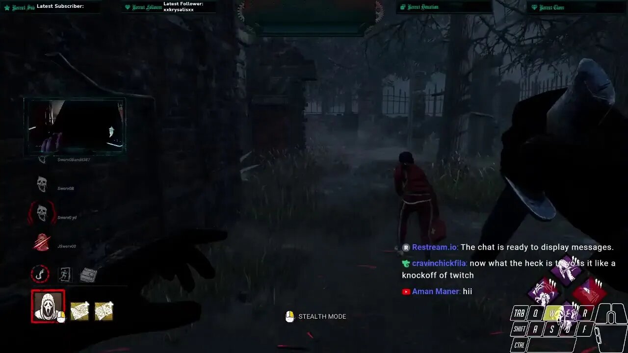 Haven't played DBD in awhile so bare with me :P