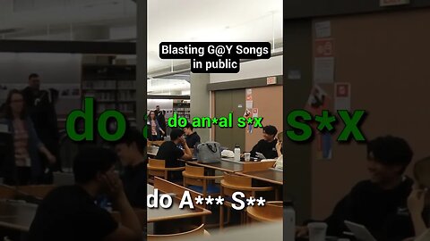 Blasting Gay Songs In Public!