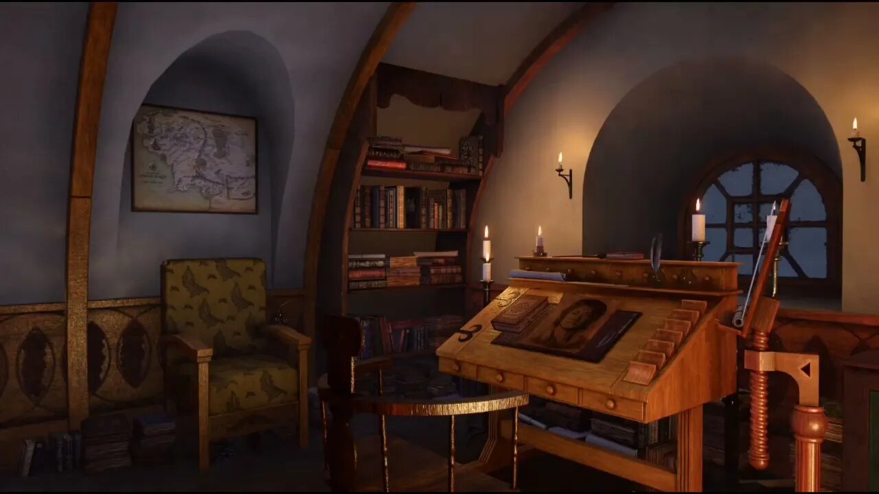 Music to Study and Work-ASMR Environment from Bilbo's house