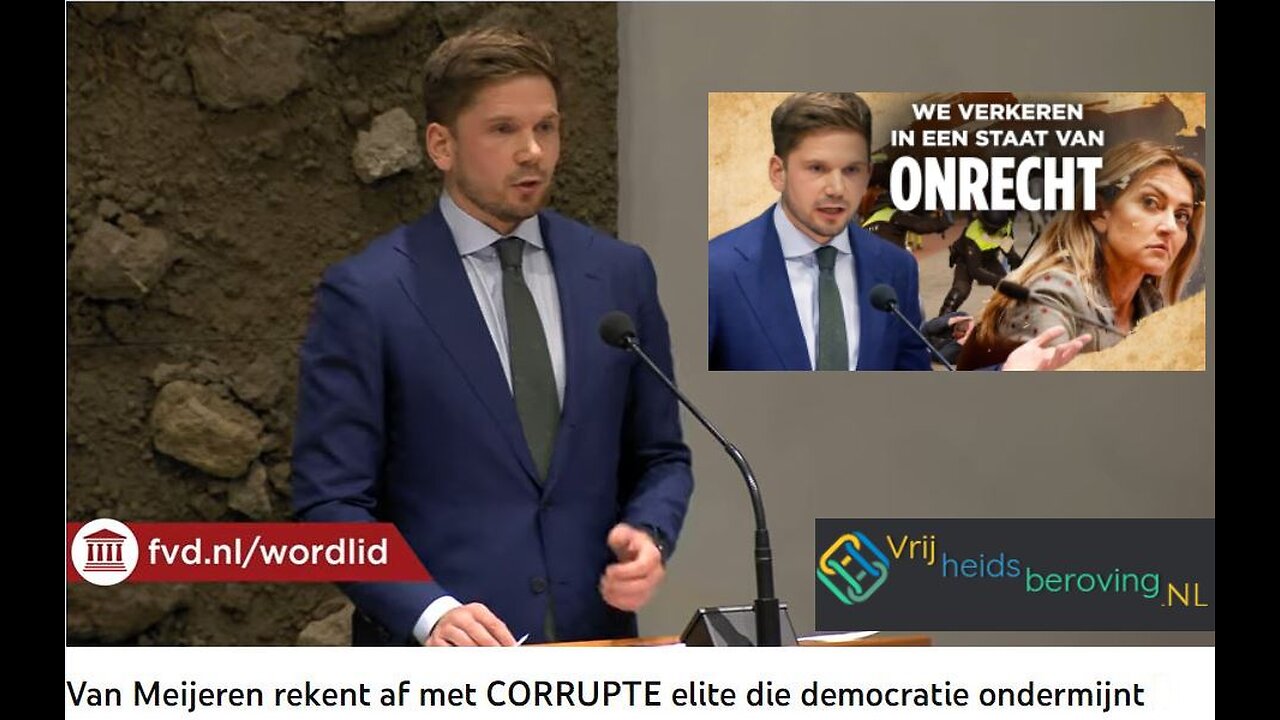Van Meijeren rekent af met corrupte elite die democratie ondermijnt