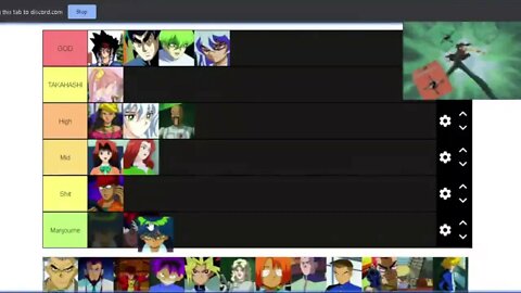 Yu-Gi-Oh! Season 0 Character Tierlist