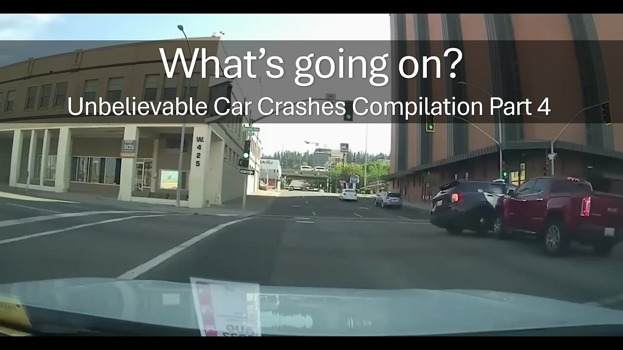 What’s going on? Unbelievable Car Crashes Compilation Part 4