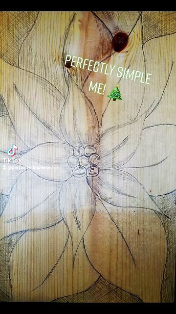 Original Hodgepodge wooden poinsettia tray.