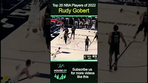 Top-Twenty-Regular Rudy Gobert is among the top NBA Players in 2022 | Top NBA Players #Shorts