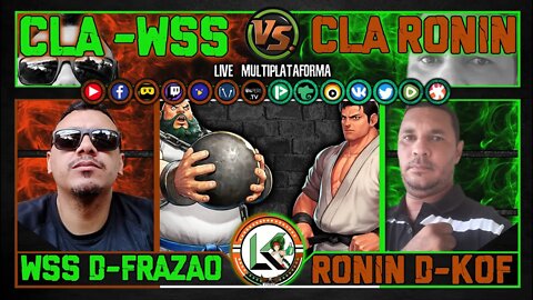 the king of fighters 98 21:30h wSS D-FRAZAO VS RONIN D-KOF + FT´S COM INSCRITOS #LIVE 336