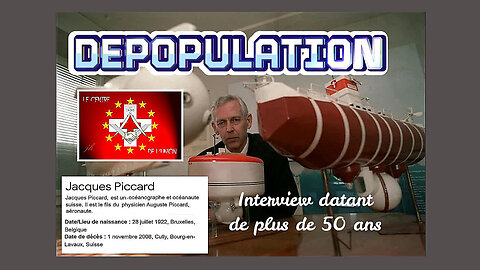 Programme annoncé de "dépopulation" apocalyptique en 2030, il y a plus de 50 ans. (Jacques Piccard)