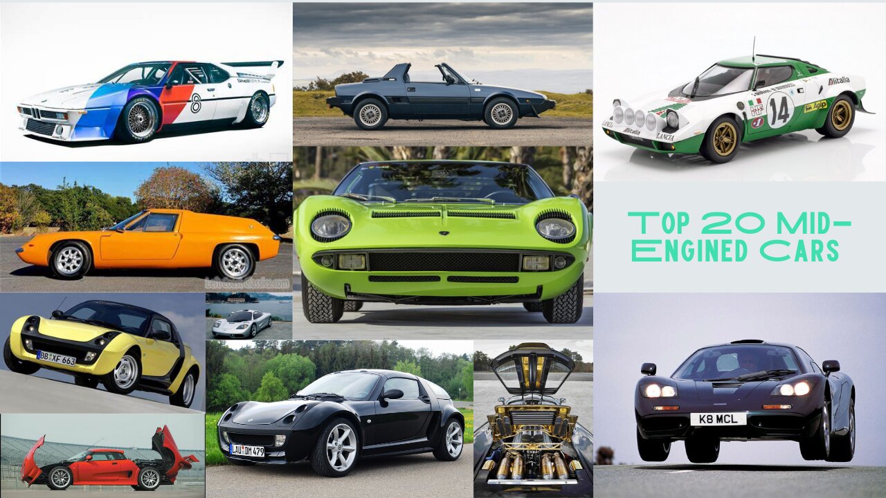 TOP 20 Mid-Engined Madness: A History & A Timeline of Automotive Innovation