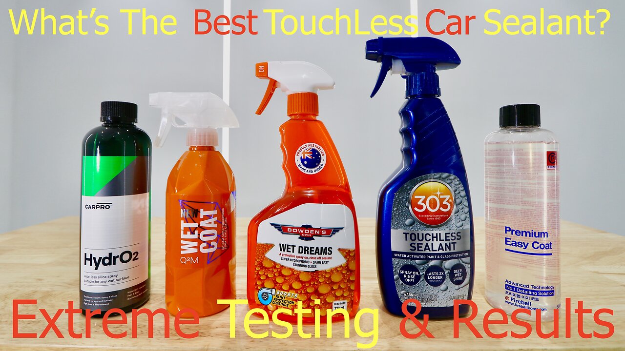 Best Spray & Rinse Car Wax/Sealant | Carpro Hydro2 Gyeon Wet Coat 303 Touchless Sealant Bowdens Own