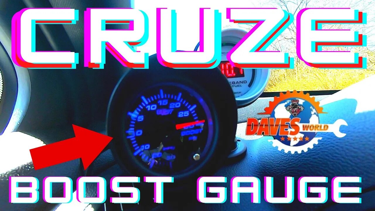 Boost gauge short version Cruze install Astra install