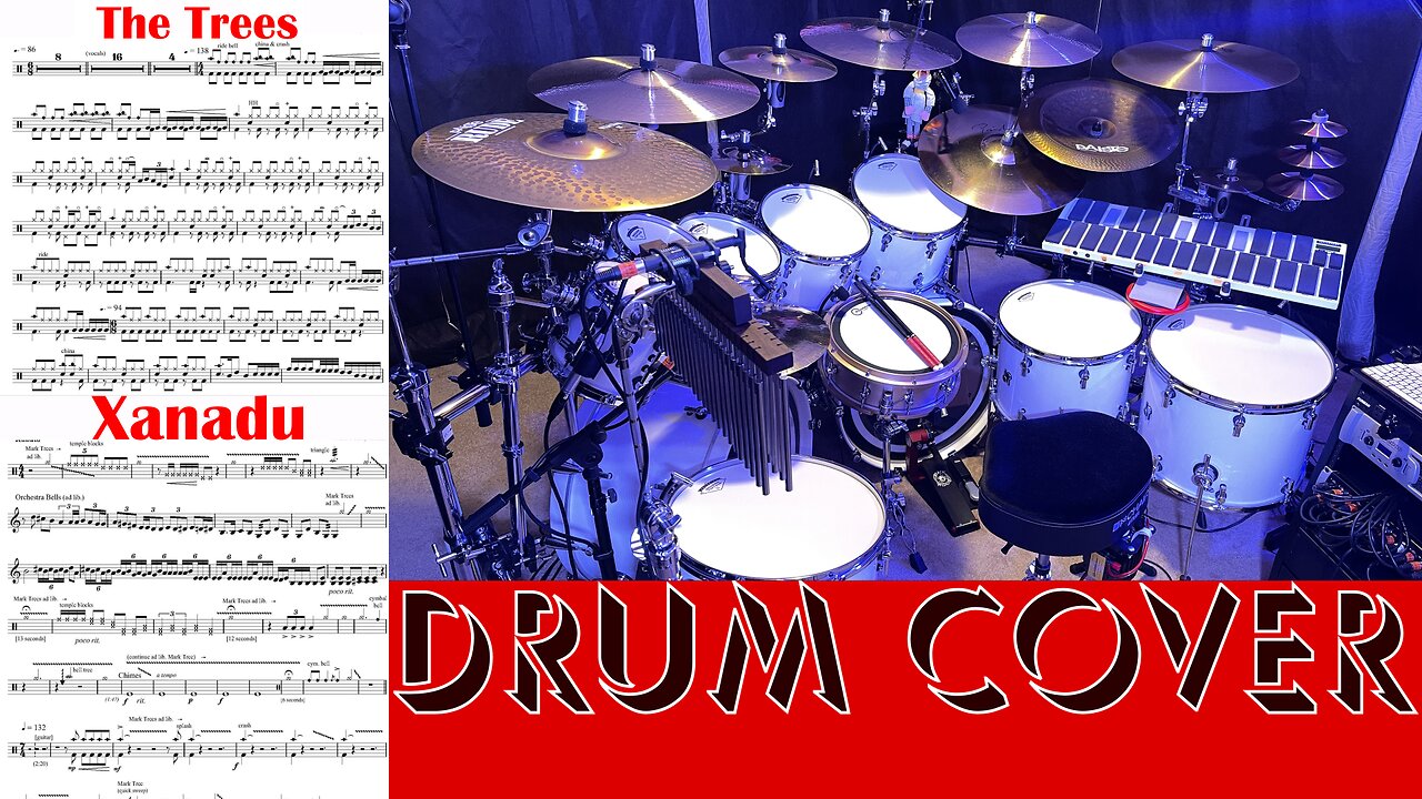 The Trees / Xanadu - RUSH - Drum Cover