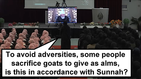 To avoid adversities some people sacrifice goats to give as alms, is this in accordance with Sunnah?