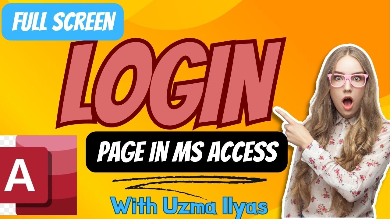 How to create login page in MS Access