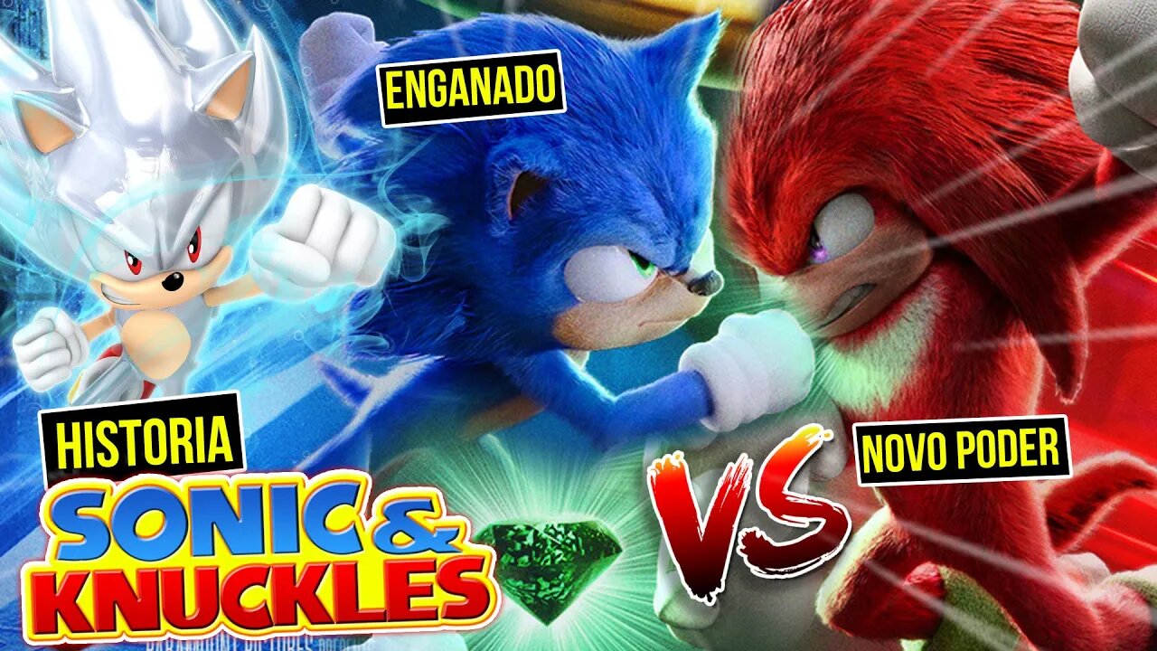 Historia Sonic Knuckles - Batalha final do Sonic vs Knuckles | Rk Play