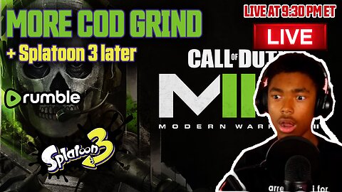 Saturday Night COD Grind + Splat 3 - Chill with us