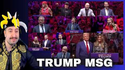 Trump Rally Madison Square Garden / Dana White / Hulk Hoga/ Dr Phil