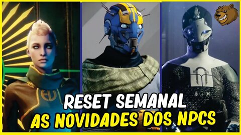 DESTIN 2 │ RESET SEMANAL DOS NPCs DA TORRE 23/11/2021