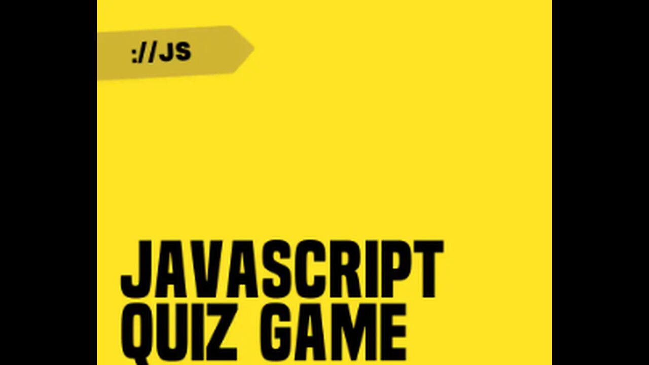 How to create a Simple Quiz Using Html JavaScript