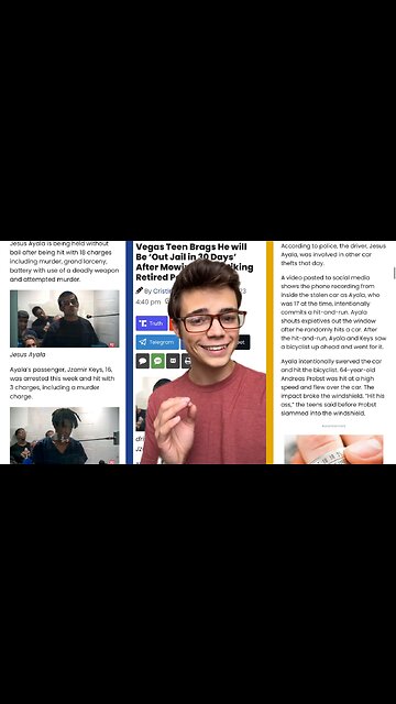 Victor Reacts: Criminals No Longer Fear the Law! Vegas Teen Brags that He Will Be Out in 30 Days!