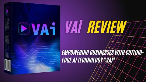 Empowering Businesses with Cutting-Edge AI Technology “VAi Demo Video"