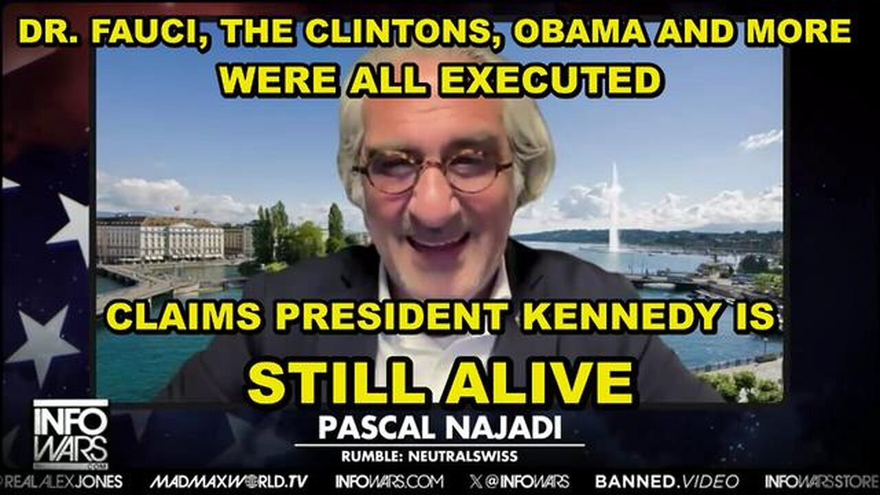Alex Jones Says His Guest Pascal Najadi Is Out Of His Mind - 4/26/24..