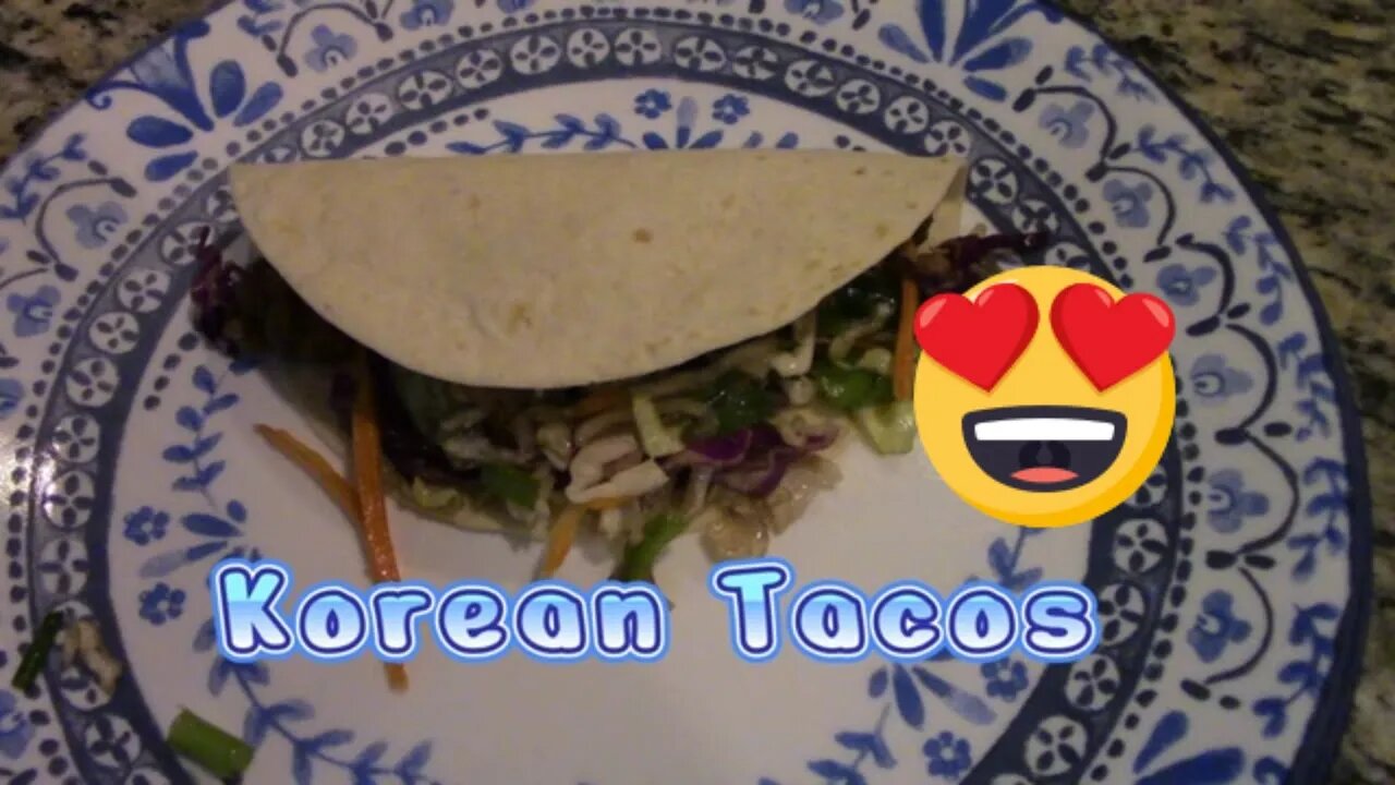 Korean Style Tacos From Home Chef 🌮