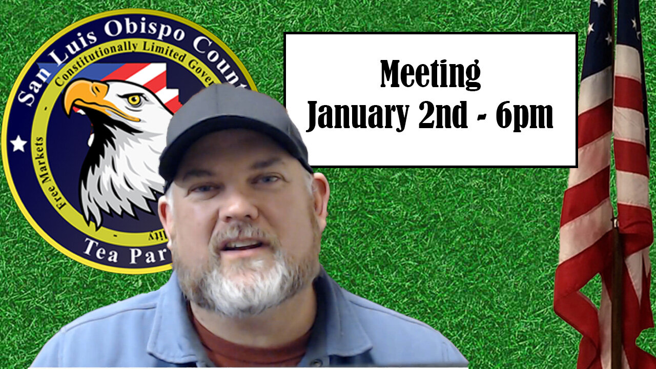 SloTeaParty Meeting Announcement Jan 2nd 2023