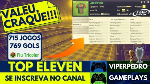 Fim de Temporada! O ADEUS ao MAIOR ARTILHEIRO da HISTÓRIA do FLU TRICOLOR! | Top Eleven 2020