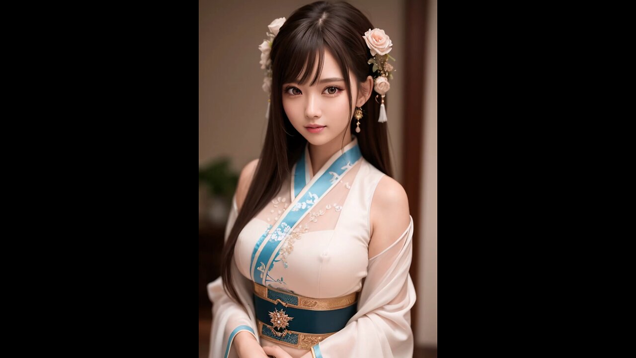 AI Art Beauty East Asian Traditional Dress Lookbook