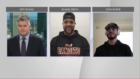 Bandits forwards Josh Byrne and Dhane Smith join 7 News live