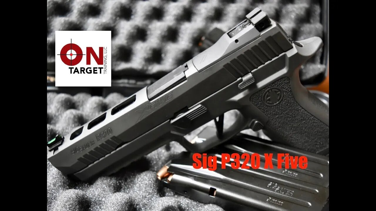 Sig P320 X Five Table Top