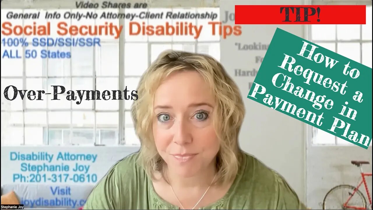 HELP with OVERPAYMENT - How to ask for a better payment plan on overpayment with the SSA-634