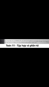 Cho hai tập A,B khác ∅; A∪B có 6 phần tử; số phần tử của A∩B bằng nửa số phần tử B