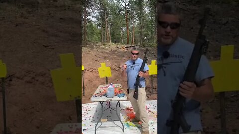 12 Gauge Slug vs 1000 Paintballs #shorts #paintballstrong #12gauge