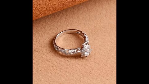 0.4 Carat Real Diamond Ring GIA Certificate AU750 18 K Gold