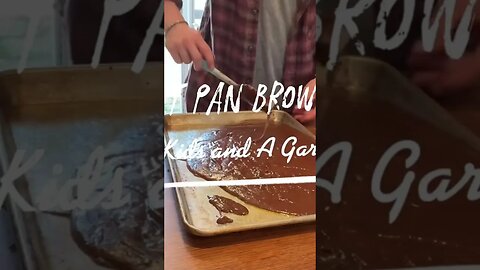 Sheet Pan Brownies! #shorts