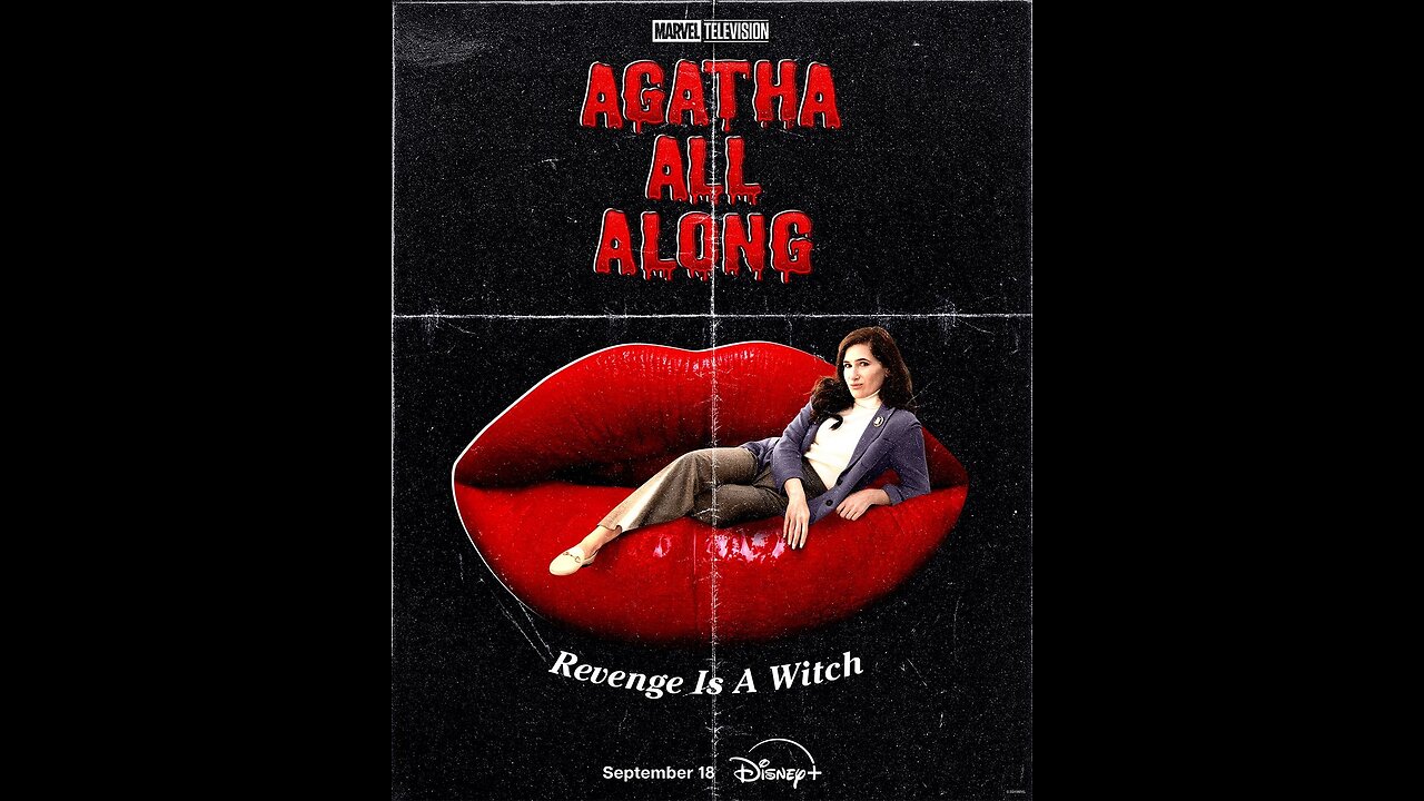 Marve's new poster for AGATHA ALL ALONG Premiering on Disney+ on September 18