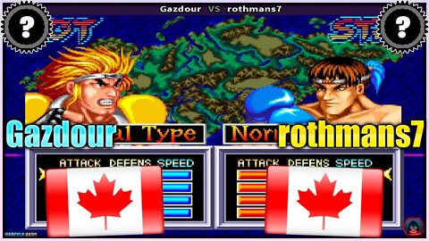 World Heroes 2 Jet (Gazdour Vs. rothmans7) [Canada Vs. Canada]