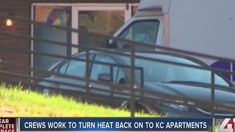 Tenants waited for heat to return after gas leak