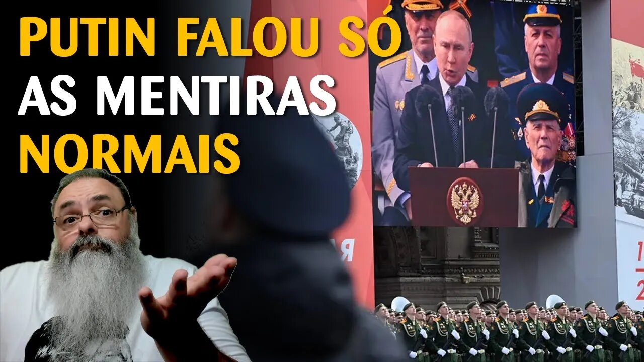 Contrariando expectativas, PUTIN faz discurso PADRÃO no DIA DA VITÓRIA, sem novidade alguma