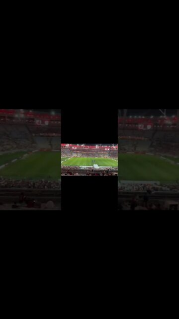 MARACANÃ ANTES DE JOGO COMEÇAR E DEPOIS DO COMEÇO DO JOGO.