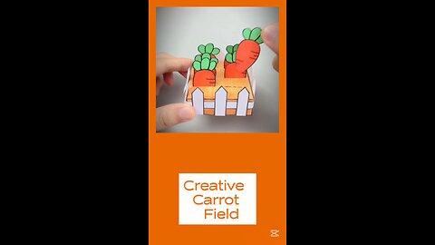 DIY Carrot Field fun activity to do