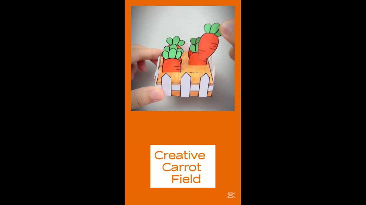 DIY Carrot Field fun activity to do