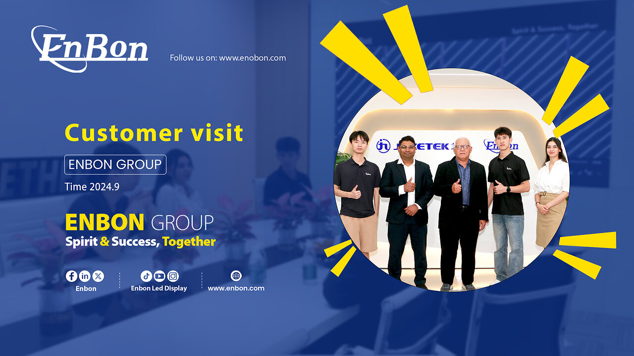 Welcome Malaysian customers to visit Enbon's new address