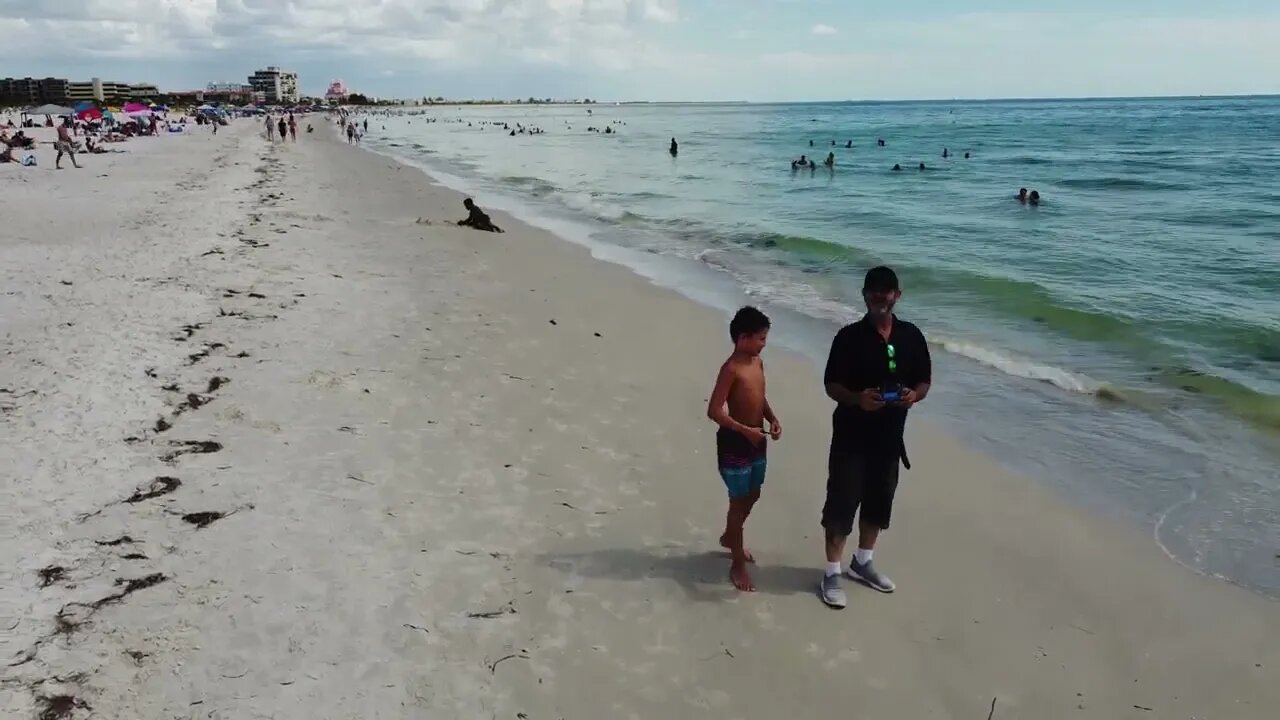 DJI MINI SE over St Pete Beach Clearwater Florida