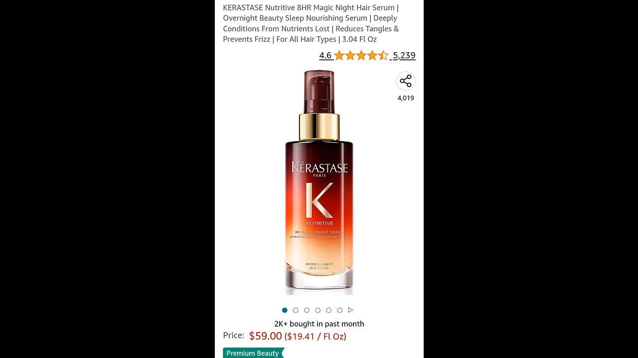 KERASTASE Nutritive 8HR Magic Night Hair Serum | Overnight Beauty Sleep https://amzn.to/3q2VtTG