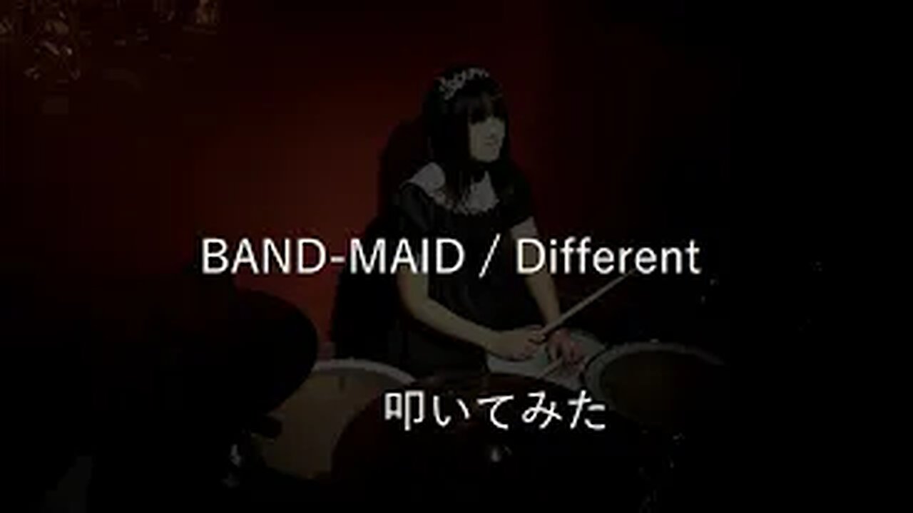 BAND-MAID / Different 叩いてみた