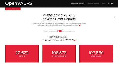 DEATHS AND INJURIES FROM THE VACCINE FROM VAERS