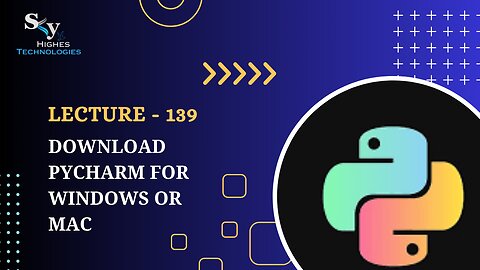 139. Download PyCharm for Windows or Mac | Skyhighes | Python